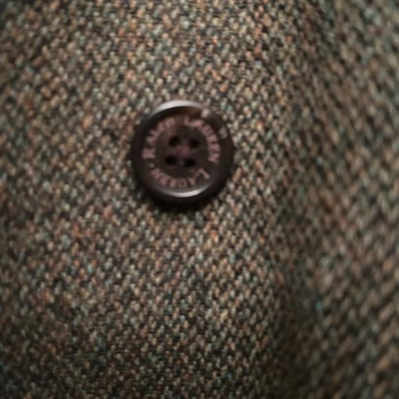 NWOT RALPH LAUREN Lamb’s Wool Bomber Jacket Cropped Double Breasted - Picture 11 of 13